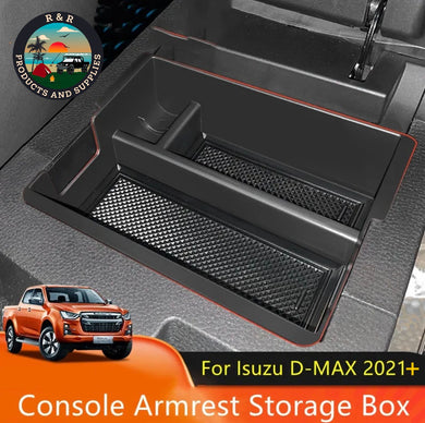 Isuzu D-Max 2021-2023 Center Console Organizer Armrest Storage Box Container