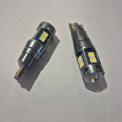 LED BULBS Pair of Canbus upgrade T10 12v/24v