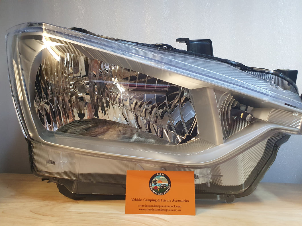 ISUZU D-MAX 2021+ RH - STANDARD SX VERSION (Drivers side headlight)